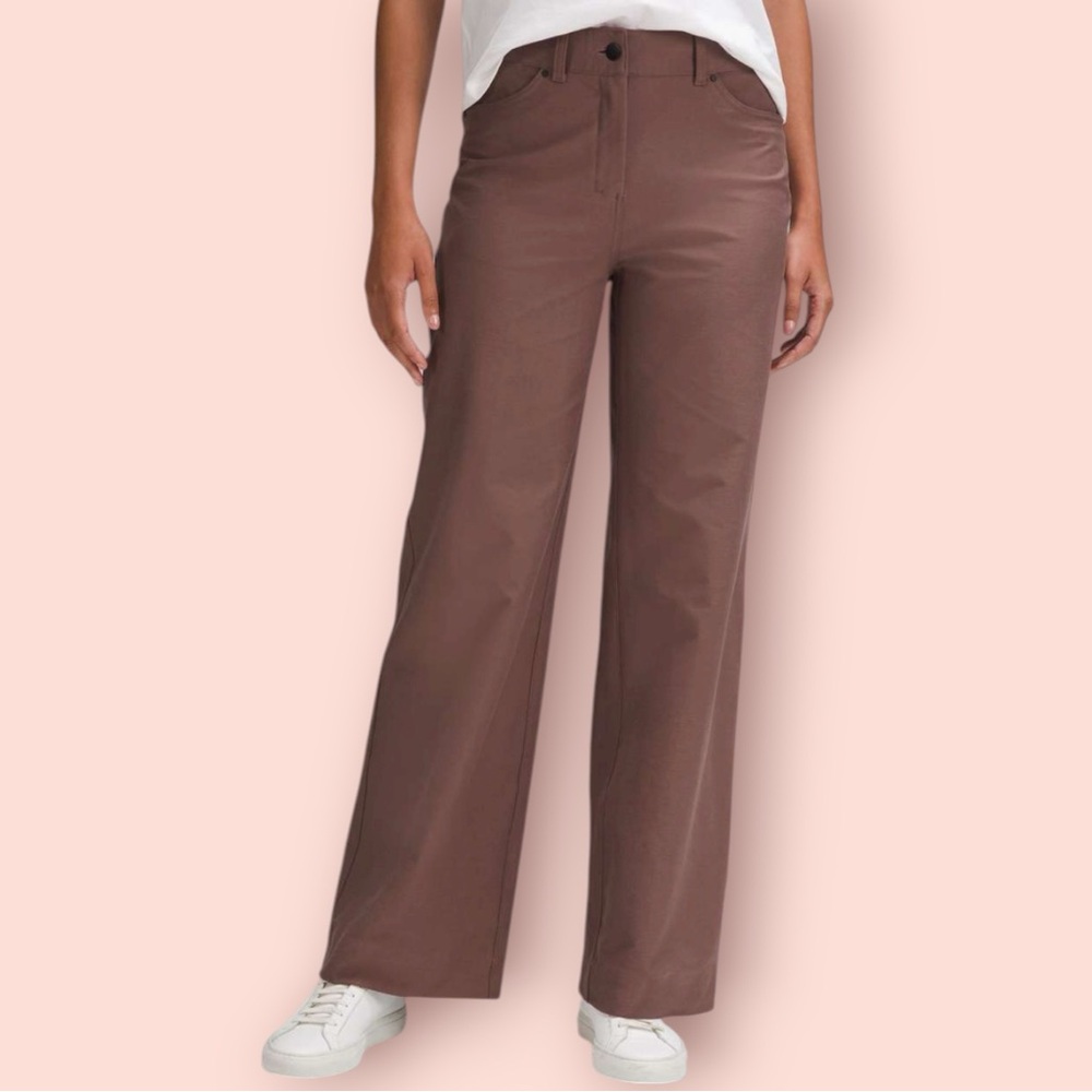 LULULEMON City Sleek 5 Pocket High-Rise Wide-Leg Pant - Picture 1 of 7